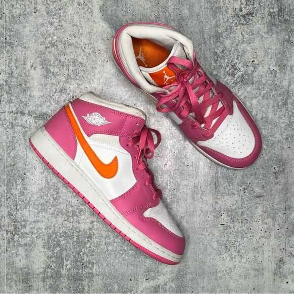 Jordan Other - Air Jordan 1 Mid Pinksickle Youth 7 Wmns 9